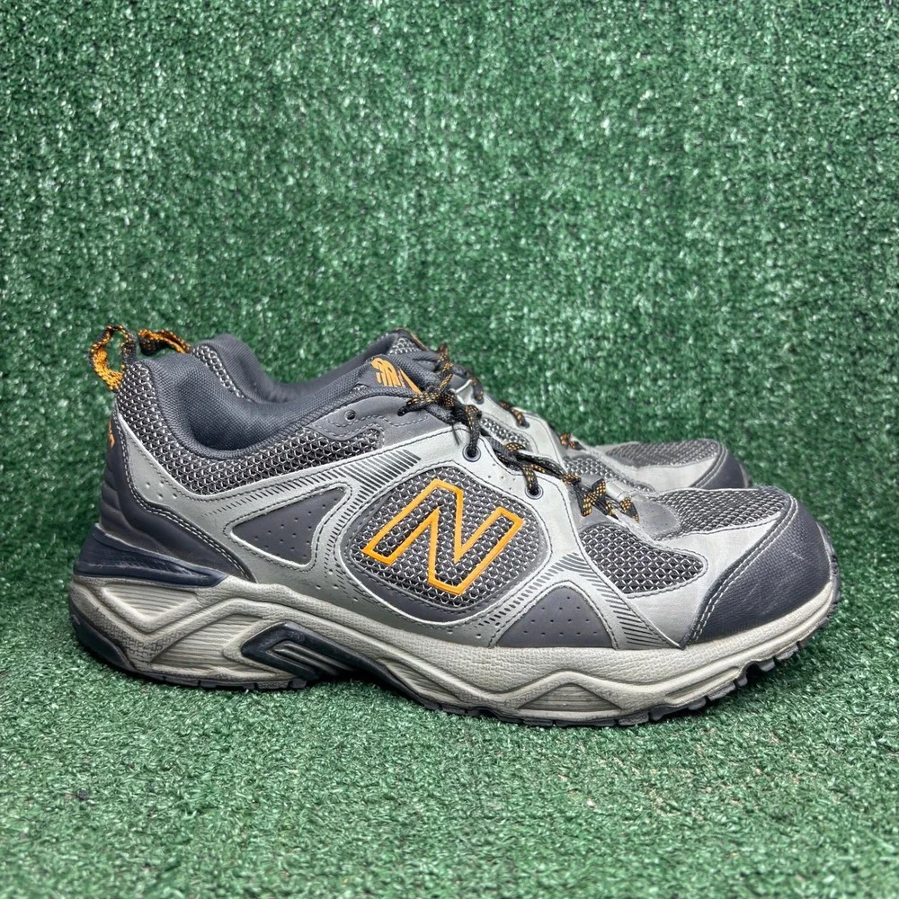 New Balance 481v3 All Terrain Cush Trail Running Shoes Grey Men 11 4E Extra Wide